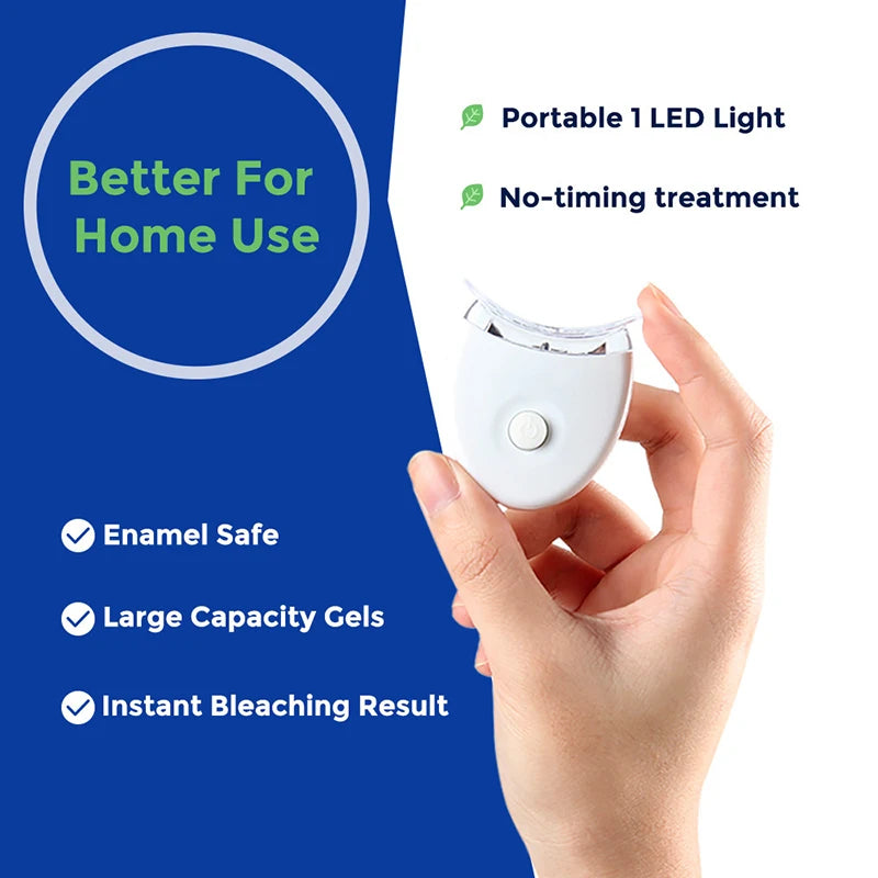 Teeth Light LED Blue Light Whitening Kit Teeth Beauty Machine Utilizes Cold Light Technology Personal Dentals Treatments ﻿